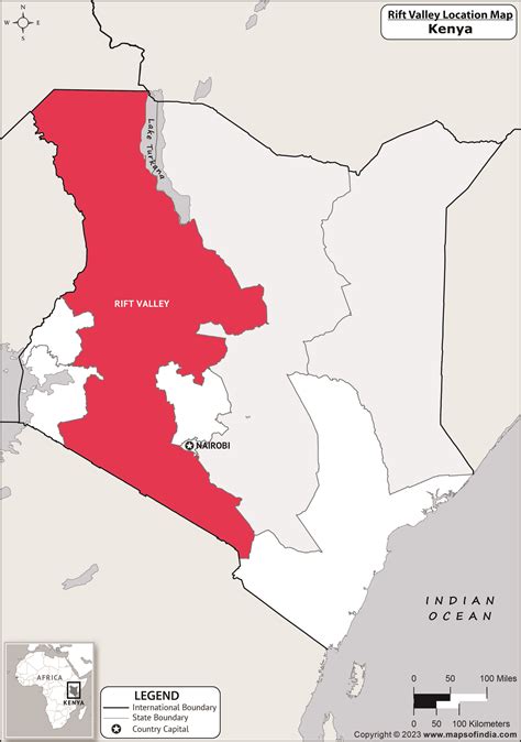 Where is Rift Valley Located in Kenya? | Rift Valley Location Map in ...