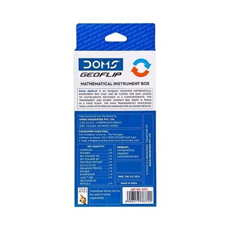 DOMS, Mathematical Instrument Box - GEOFLIP. – OXFORD stationers