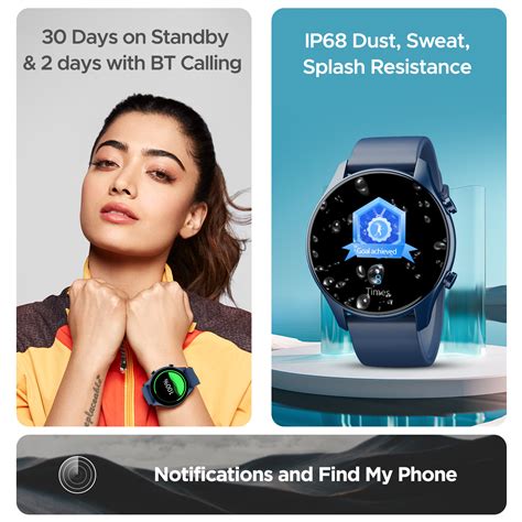 boAt Lunar Connect Plus - Round Dial Bluetooth Calling Smartwatch with ...