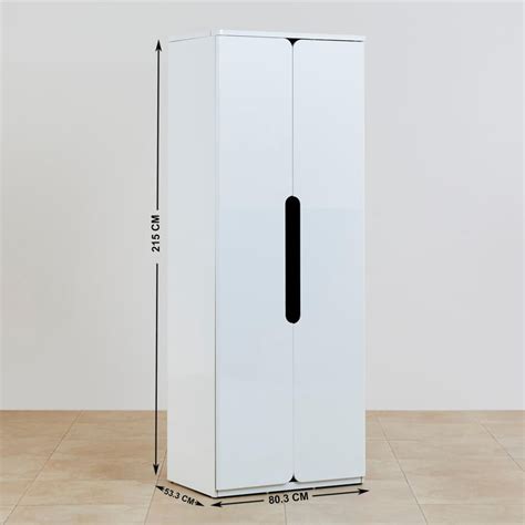 Buy Polaris 2-Door Wardrobe - White from Home Centre at just INR 76665.0