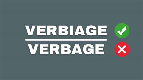 Verbage vs Verbiage: What's the Correct Spelling? - Capitalize My Title