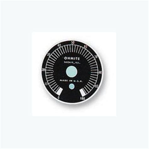 5000E Arcol Ohmite | Arcol Ohmite Dial for G Model, H Model, J Model, K ...