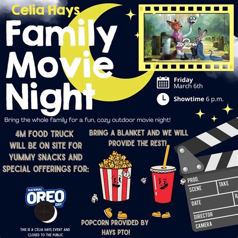 Hays PTO Family Movie Night, 1880 Tannerson Drive, Rockwall, 6 March ...