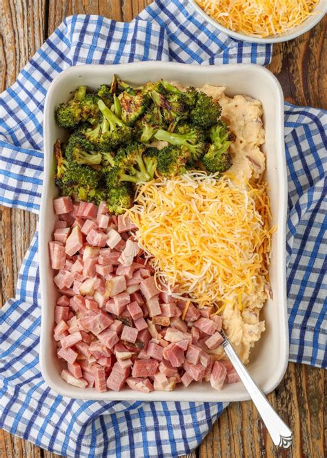 Ham Potato Broccoli Casserole - Vegetable Recipes