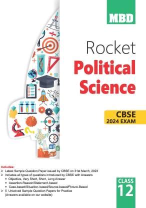 MBD Rocket Political Science Cbse Class-12 (E) 2024: Buy MBD Rocket ...