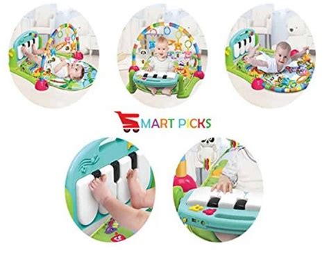 Smart Picks Newborn Baby Multi-Function Piano Fitness Rack with Music ...
