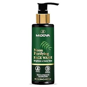 MIDOVA Neem Purifying Face Wash For Pimples & Removes excess oil-150ml ...
