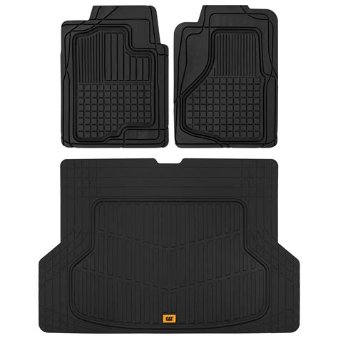 CAT® Large Front Heavy-Duty Rubber Floor Mats & Cargo Liner Mat for Car ...