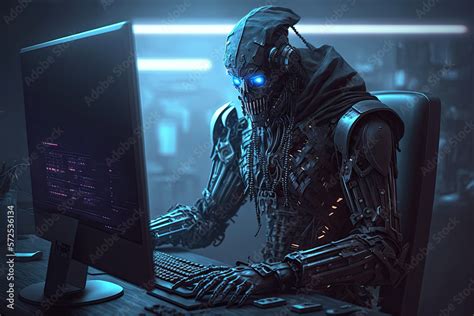 Image result for Robot Computer Hacker