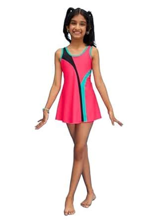 Buy LYCOT Nylon A-Line Cut Sleeves and Hot Short U-Back Swimwear for ...