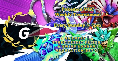 🔥 Weekly Pokémon VGC Tournaments – Every Sunday at 5 PM! 🎮, 406 E ...