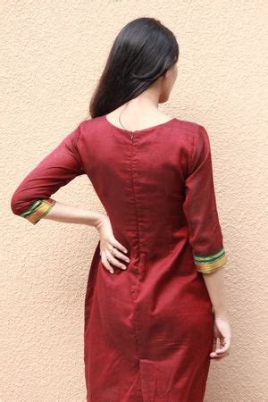 Sangria Saree Pencil Dress - Mogra Designs