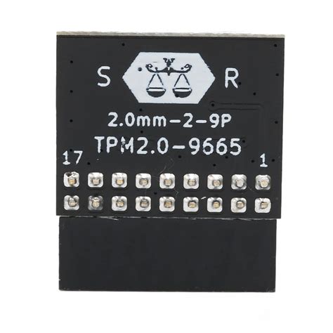 TPM 2.0 Module, Cryptographic Processor PC Architecture 18pin TPM 2.0 ...
