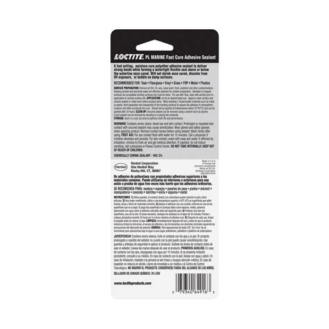 Buy PL Marine 3 fl. oz. Fast Cure Adhesive Sealant Online at Lowest ...