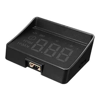 SHEROX 3.5" Car HUD Head Up Display with OBD2/EUOBD Interface Plug ...