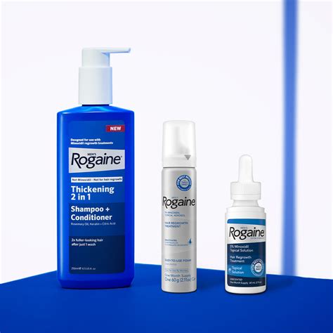 ROGAINE® for Men: Minoxidil Foam & Solution for Hair Regrowth | ROGAINE®Men's Products