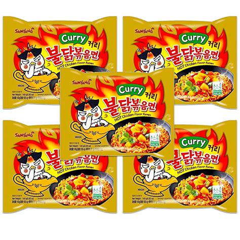 Samyang Ramen Korean Noodles Hot/Mild/Stir Fries/Soups (Buldak Curry ...