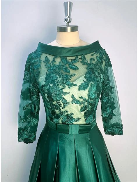 A-Line Cocktail Dress Christmas Red Green Dresses Formal Kentucky Derb ...