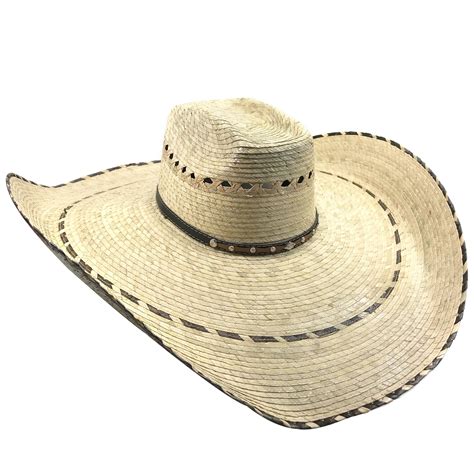 Large 21" Milani Gaucho Straw Mexican Cowboy Hat – Western Peak