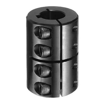 uxcell Shaft Coupling, 5/8" to 5/8" Bore, 1-5/16" OD, 2" Length, Black ...