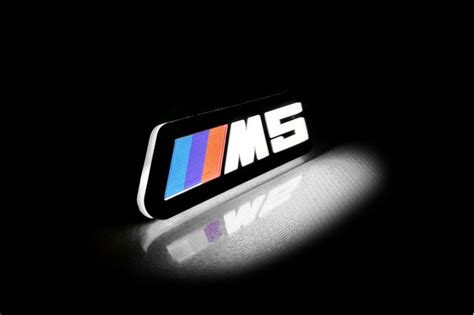 BMW Illuminated LED Radiator Grille Emblems and Badges with ///M5 (type ...