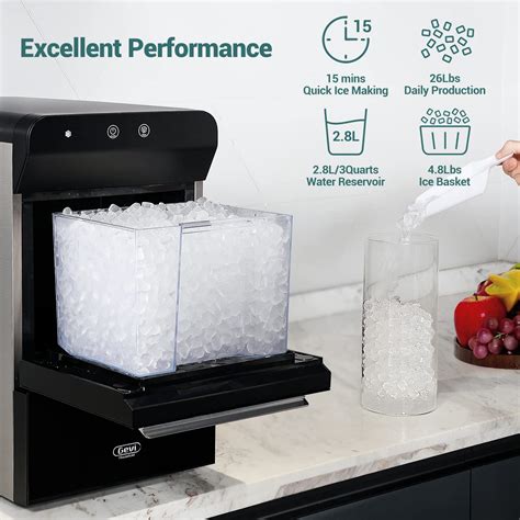 Snapklik.com : V20 Countertop Nugget Ice Maker Self-Cleaning Pellet Ice ...