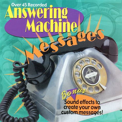 Sound Effects: Answering Machine Messages: Various Artists, Sound ...