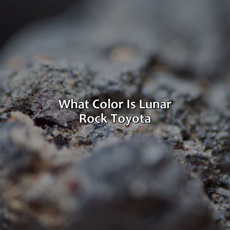 What Color Is Lunar Rock Toyota - colorscombo.com