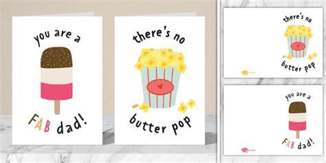 Food Pun Cards for Father's Day | Twinkl Party - Twinkl