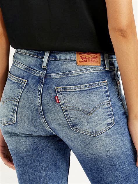 Women's 721 Blue Skinny Fit High Rise Jeans – Levis India Store