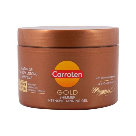 Carroten Gold Shimmer Intensive Tanning Gel - 150ml | Bloom Pharmacy