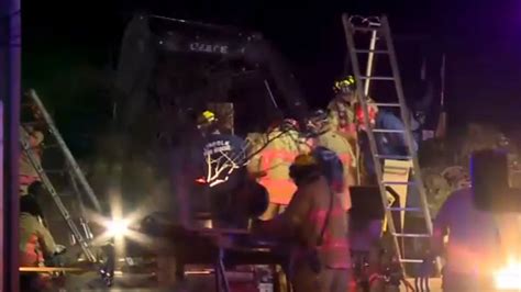 Two recovering after rescue from collapsed trench