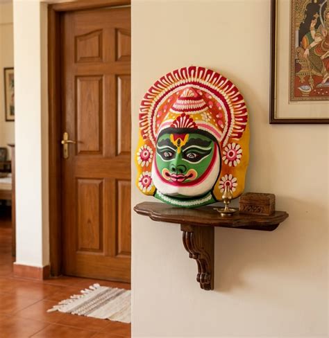 Handcrafted Kathakali Décor | Traditional Indian Masks | Kerala ...