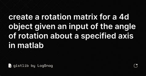 How to Rotate a Matrix MATLAB 的图像结果