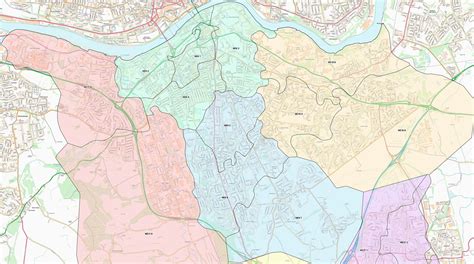 Image result for Ln Postcode Map