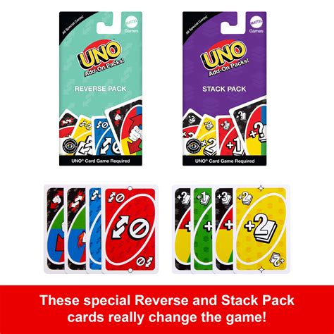UNO & 2 Add-On Packs | Mattel