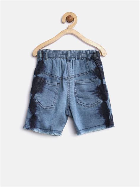 Girls Blue Denim Washed Shorts – Stylestone
