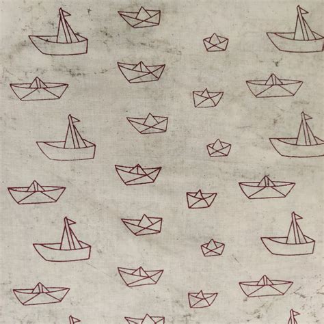 Pre-cut 2 meter Pure Cotton Light Kashish With Red Boat Hand Block Pri ...