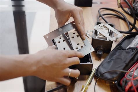 Image result for Install Electrical Outlet Box