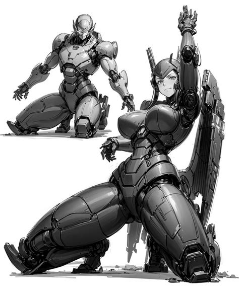 Alien Cyborg Reference Art 的图像结果