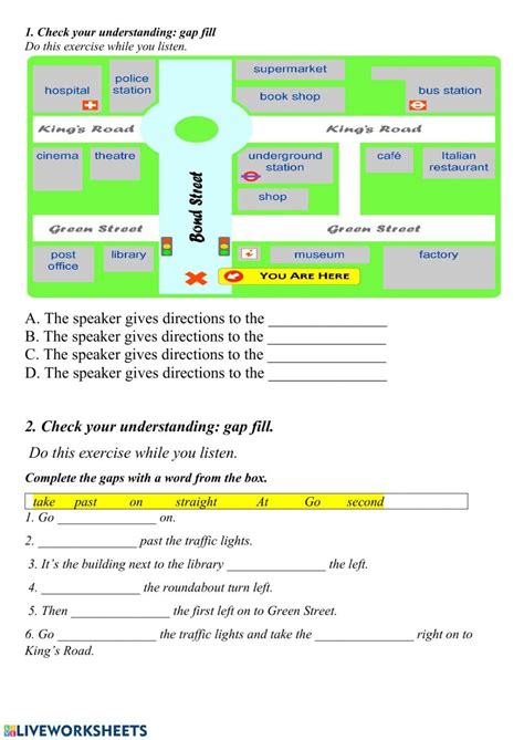 Direction Worksheet 的图像结果