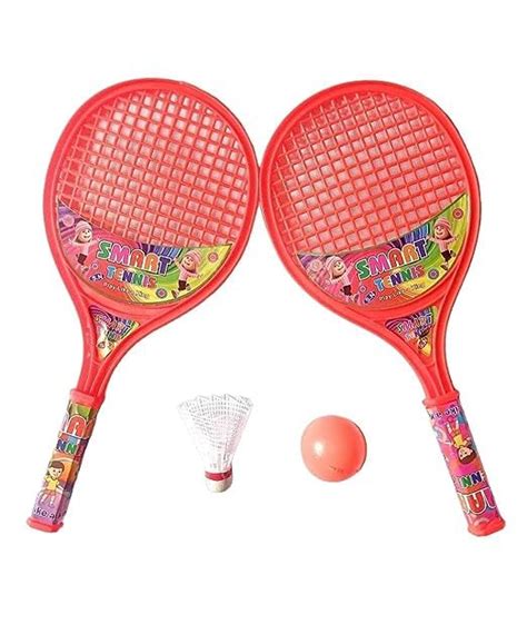 Buy Parv Kitchen Boys and Girl's Smart Tennis Plastic Badminton Racket ...