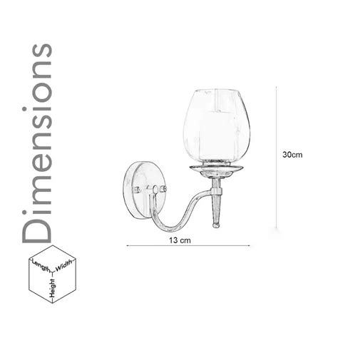 ORTONA Brass and Glass Single Shade Wall Light – KAPOOR-E-ILLUMINATIONS ...