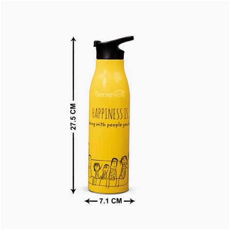 Buy SERVEWELL Camper Printed Vacuum Bottle- 600 ml from Servewell at ...