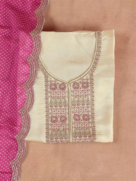 Buy Designer Unstitched Dress Material For Women Online | Libas