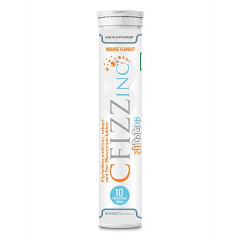 Buy Cfizzinc Orange Flavour Effervescent Tablets | 19 Minutes Delivery ...