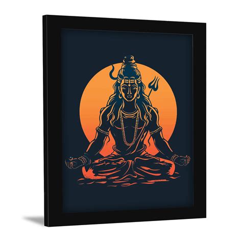 Sacred Lord Shiva Photo Frame & Wall Art – OMMIV