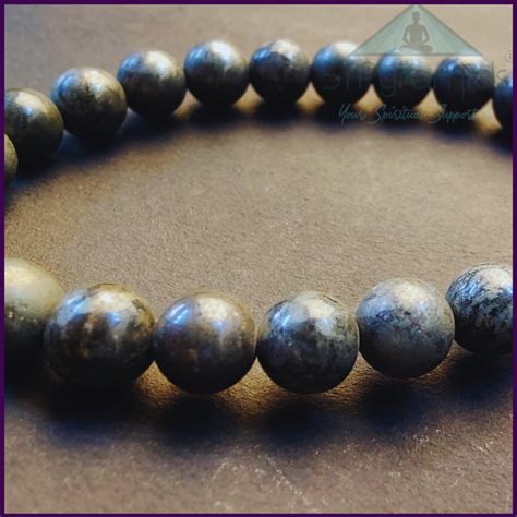 Pyrite Gold Crystal Stone Bracelet – Handcrafted Elegance for Strength ...