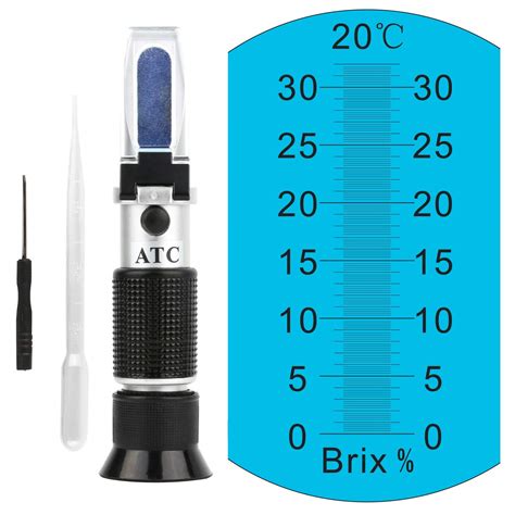 RZ Portable Brix Refractometer with Automatic Temperature ...