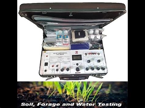 Water And Soil Analysis Kit - Microcontroller Solution Analyzer Kit ...